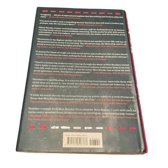 Max Brooks Devolution Hardback Signed Copy - Picture 2 of 4